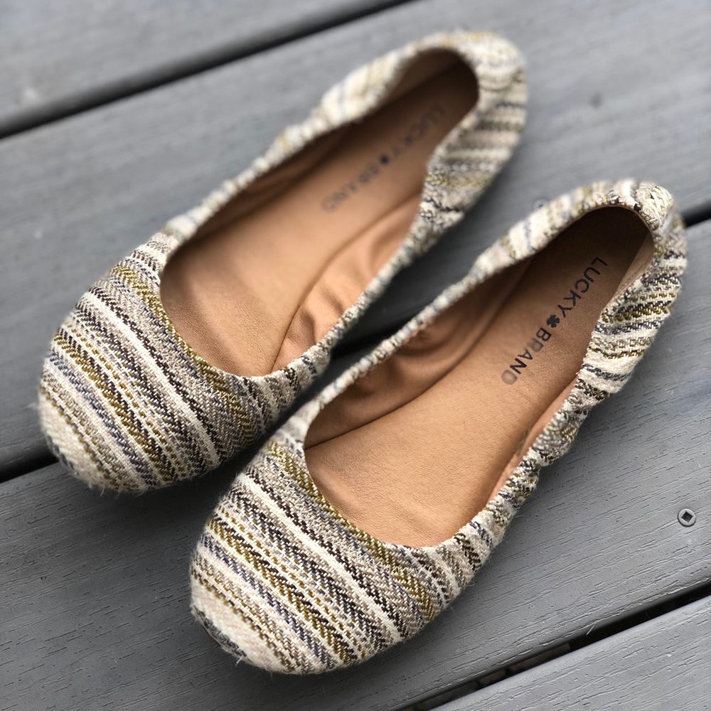 Knit Ballet Flats - Great fall colors!
